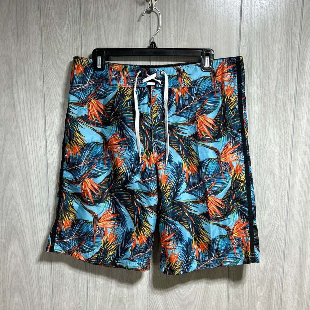 RQQBA Multi Colored Swim Shorts Size 36